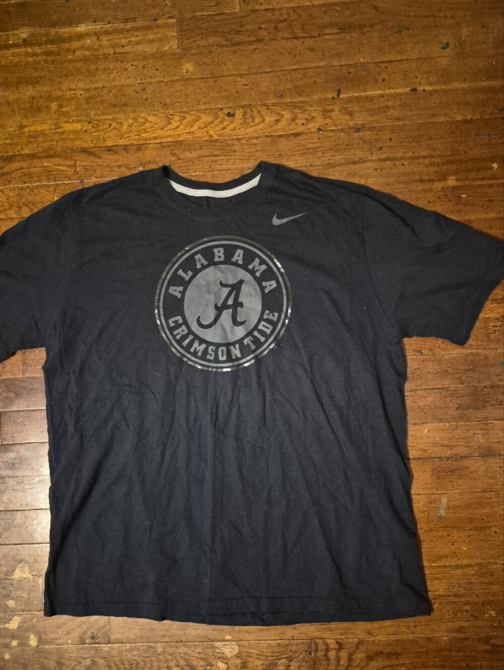 Nike Black Alabama Crimson Tide Graphic Tee Mens Sz 2XL